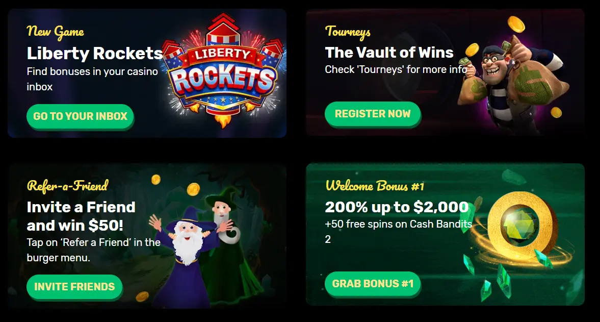 Ozwin bonuses: welcome match, reloads, cashback and tournaments
